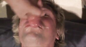 Big Cock Amateur Face Blasts Twink After Blowjob