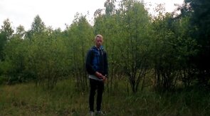 Outdoor Twink Peeing in the Woods