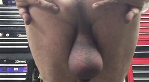 Big Balls Bareback: Cum Slapping Action!