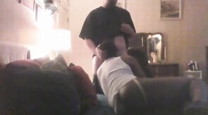 Verbal White Thug Spunks Black Crossdresser's Face