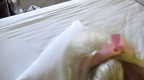 Mature Crossdresser Gets a Facial