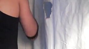 Crossdresser Blows Aussie at Gloryhole
