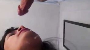 Crossdresser Blows Aussie at Gloryhole