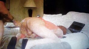 Older man fucks amateur crossdresser bareback