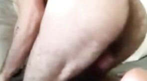 Hairy Hunk Strokes His Big Cock on Webcam