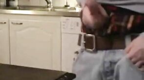 Twink Sagger Shoots a Load on the Table
