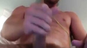 Big Cock Man Cums on Webcam