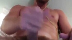 Big Cock Man Cums on Webcam