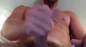 Big Cock Man Cums on Webcam