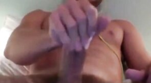 Big Cock Man Cums on Webcam