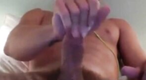 Big Cock Man Cums on Webcam