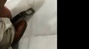 Twink Takes Big Cock Anal and Blowjob in Public Stall