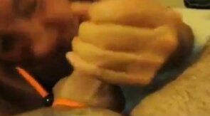 Grandpa Sucks Young Cock in Amateur Blowjob Video