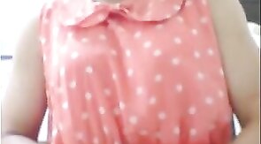 Asian Crossdresser's Solo Toy Play