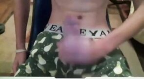 Huge-Cocked Twink from Newcastle Webcams and Cums for You