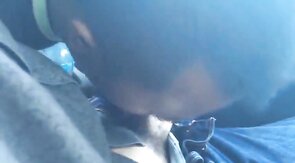 Twink Sucks Big Cock in a Car