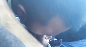 Twink Sucks Big Cock in a Car