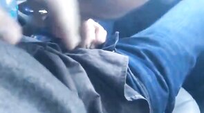 Twink Sucks Big Cock in a Car