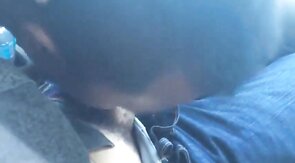 Twink Sucks Big Cock in a Car