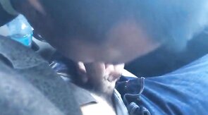 Twink Sucks Big Cock in a Car