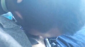 Twink Sucks Big Cock in a Car