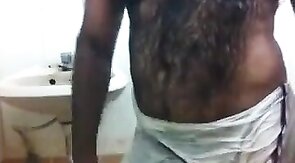 Big-Cock Indian Daddy Showers His Huge Man Meat