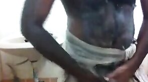 Big-Cock Indian Daddy Showers His Huge Man Meat