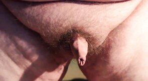 Chubby Guy's Little Joystick Swings Freely