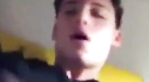 Cumming Hard After School - Twink Amateur Masturbates