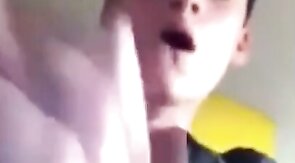Cumming Hard After School - Twink Amateur Masturbates