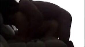 Black Bareback Amateur Fucks White Ass On Webcam