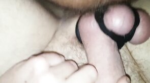 Daddy ties boy's balls before barebacking him