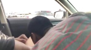 Stranger Gives Me a Blowjob in My Car While I Was Jerking Off