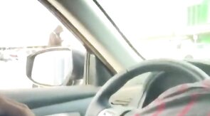 Stranger Gives Me a Blowjob in My Car While I Was Jerking Off