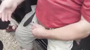 Car Park Fun: Outdoor Wanking Session