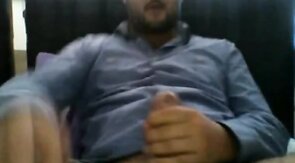 Big-Cock Hunk's Phone Cam Solo