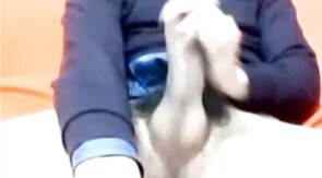 Big Cock Italian Guy Strokes on Webcam