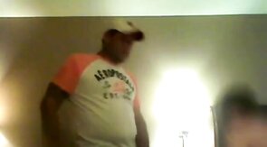 Redneck Breeds His Bitch in a Motel Room - Bareback Amateur Blowjob