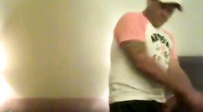 Redneck Breeds His Bitch in a Motel Room - Bareback Amateur Blowjob