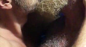 Muscular Daddies Intimately Kissing