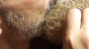 Muscular Daddies Intimately Kissing