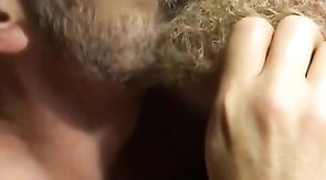 Muscular Daddies Intimately Kissing