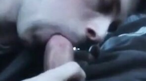 Daddy's Emo Blowjob Before You Go