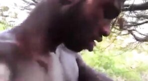 Big Black Cock Breeds White Hole Outdoors