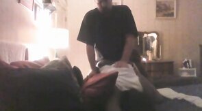 Verbal White Thug Spunks Black Crossdresser's Face