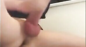Twink Jerks a Huge Horse Cock