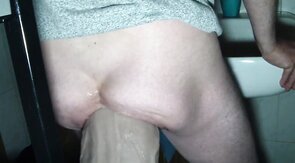 Goliath's Stretching Session: Amateur Anal Adventure