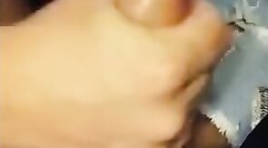 Big Cock Handjob - Buddy's Cum as Lube