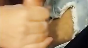 Big Cock Handjob - Buddy's Cum as Lube