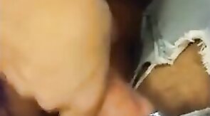 Big Cock Handjob - Buddy's Cum as Lube
